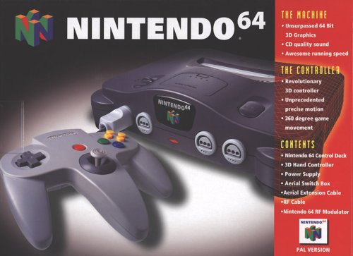 Original N64 console box