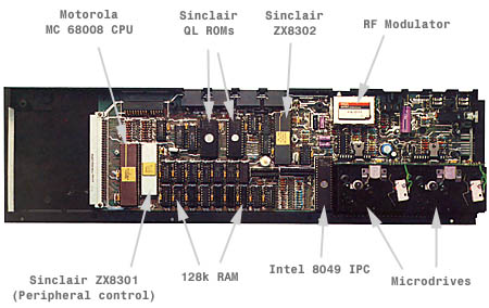 Sinclair QL circuit board